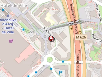 Carte de Silec Cable à Villeneuve-d'ascq