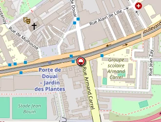 Carte de Halte Garderie à Lille