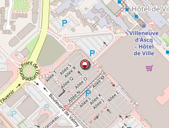 Carte de Eexplore à Villeneuve-d'ascq