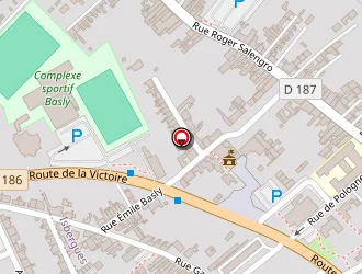 Carte de La Poste à Isbergues