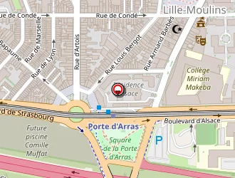 Carte de Café Du Métro à Lille