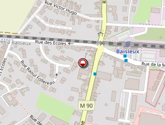 Carte de Willecomme (ets) à Baisieux