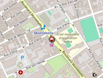 Carte de La Cabane De Perlimpinpin à Lille