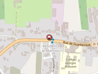 Carte de Collège Georges Brassens à Saint-venant