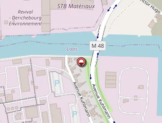 Carte de Nord-benne à Loos