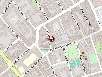 Carte de Adamantia Yoga à Lille