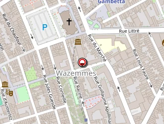 Carte de Lainiere De Wazemmes à Lille
