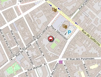 Carte de Top Action à Lille