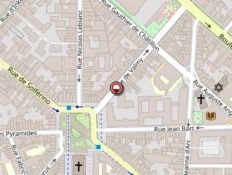 Carte de La Lison à Lille