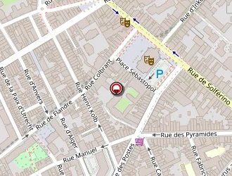 Carte de Virginya Coiffure à Lille