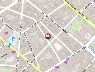 Carte de Opticien Krys à Lille