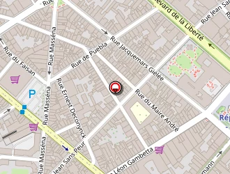 Carte de Vinstage Music à Lille