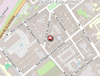 Carte de Angle Droit à Lille