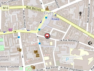 Carte de Aux Indes Express à Lille