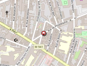 Carte de Peudepiece Florence à Lille