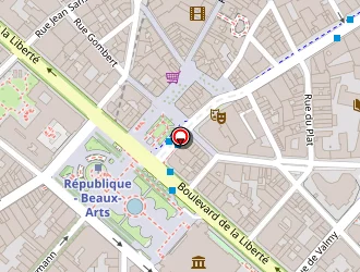 Carte de La Poste à Lille