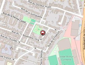 Carte de Ajbat à Hellemmes