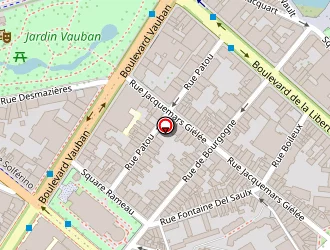 Carte de Cordonnerie Clés Des Halles à Lille