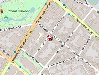 Carte de Barré Yvon à Lille