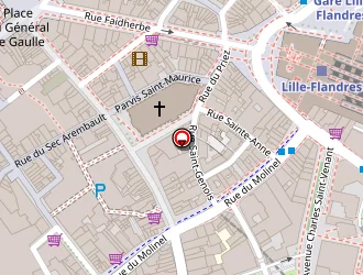 Carte de Amistyle à Lille