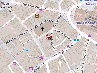 Carte de La Terrasse à Lille