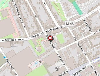 Carte de Top Office à Lille