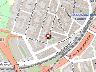 Carte de L'atelier Coiffure & Beauté By Colette à Lille