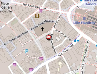 Carte de Le Jardin De Jade à Lille