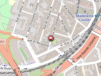 Carte de As Taxi à Lille