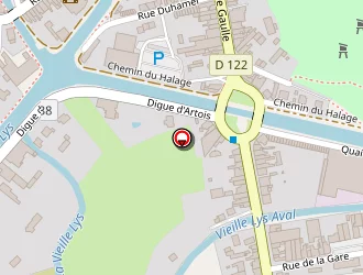 Carte de Cerouter à Merville