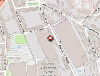 Carte de Egb Entreprise Générale Bâtiment à Lille