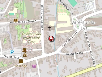 Carte de Deplus Flament Lescanne Provos à Aire-sur-la-lys