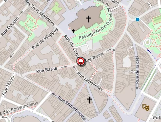 Carte de Des Petits Hauts à Lille