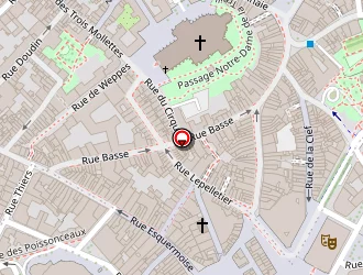 Carte de Saint James Boutique à Lille