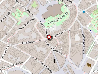 Carte de La Droguerie à Lille