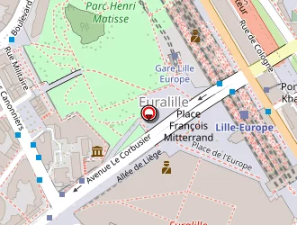 Carte de Ouibus (sncf C6) à Lille