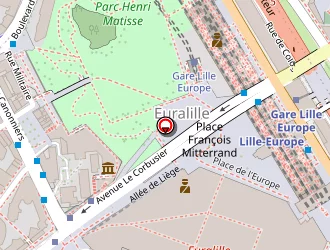 Carte de Abej-lille à Lille