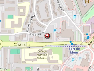 Carte de Resinor à Villeneuve-d'ascq