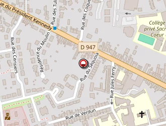 Carte de Papillons Blancs Hazebrouck à Estaires