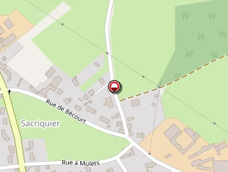 Carte de La Chaumine à Courset