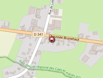 Carte de Delrue David à Bourthes