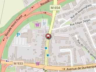 Carte de Six Marie à Lomme