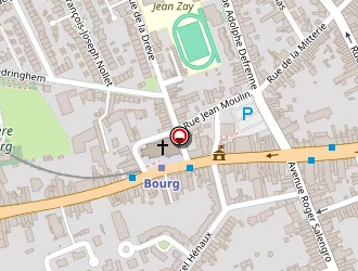 Carte de Ciseaux D'argent à Lomme