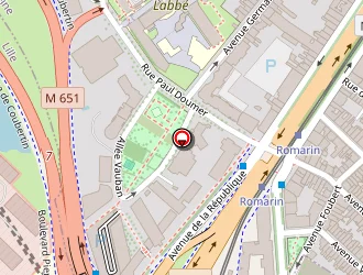 Carte de Le Romarin à Madeleine (la)