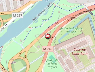 Carte de Mangin Démétrio à Lille