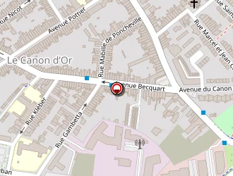 Carte de Lycée Jean Perrin à Lambersart