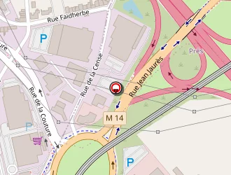 Carte de O.c.p Répartition à Villeneuve-d'ascq