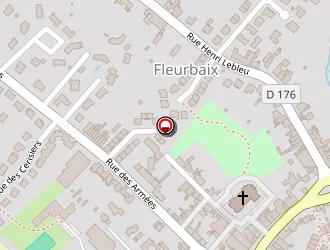 Carte de Coupet (ets) à Fleurbaix