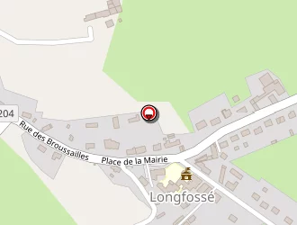 Carte de Station Esso Express à Longfossé