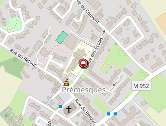 Carte de Decoster Marie Agnès à Prémesques